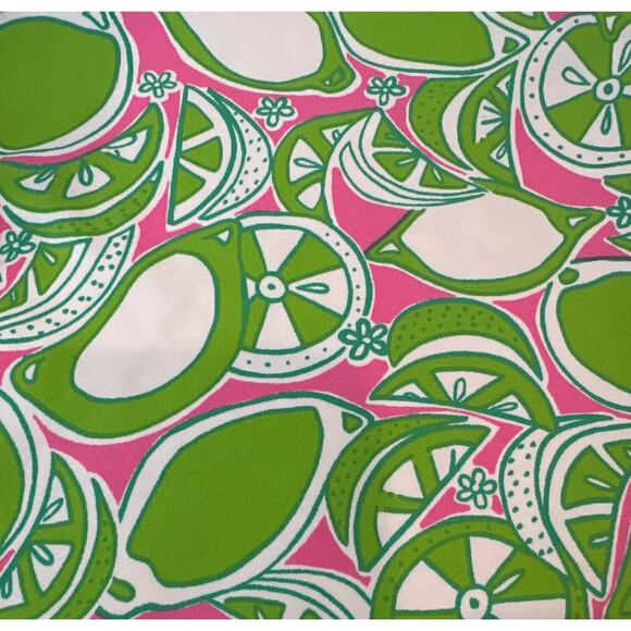 Lilly Pulitzer Swim Skirt Coverup Pink Green Lime Size Small Preowned - Picture 2 of 4
